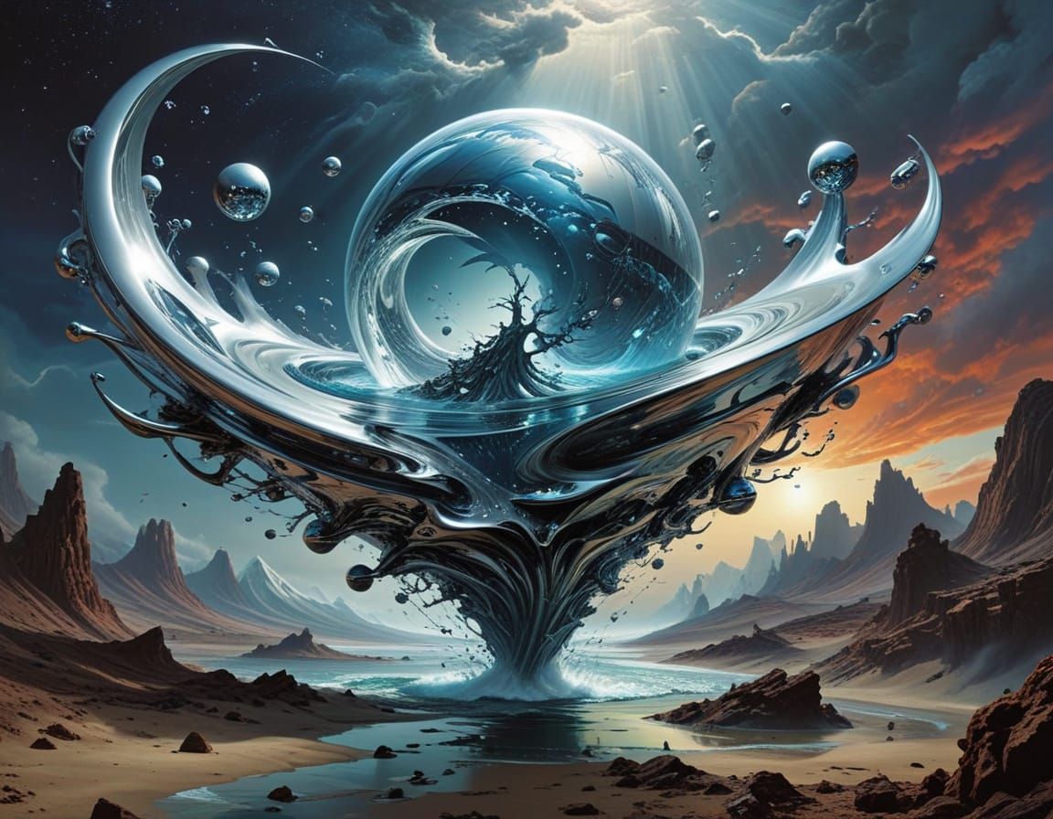 Surreal Quicksilver Cosmos