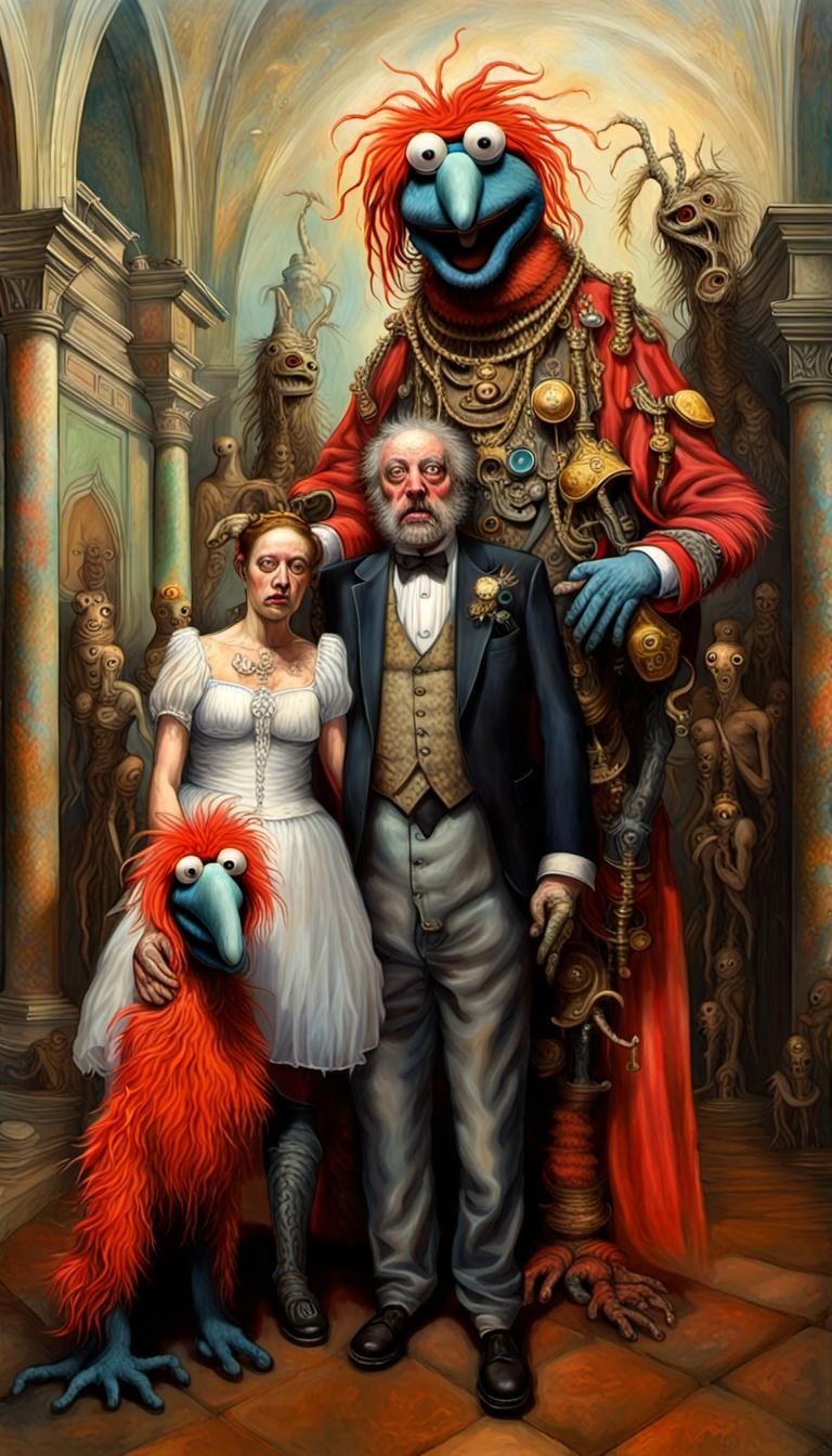 Pipi Longstocking's Cryptid Vatican Wedding: Surreal Digital...