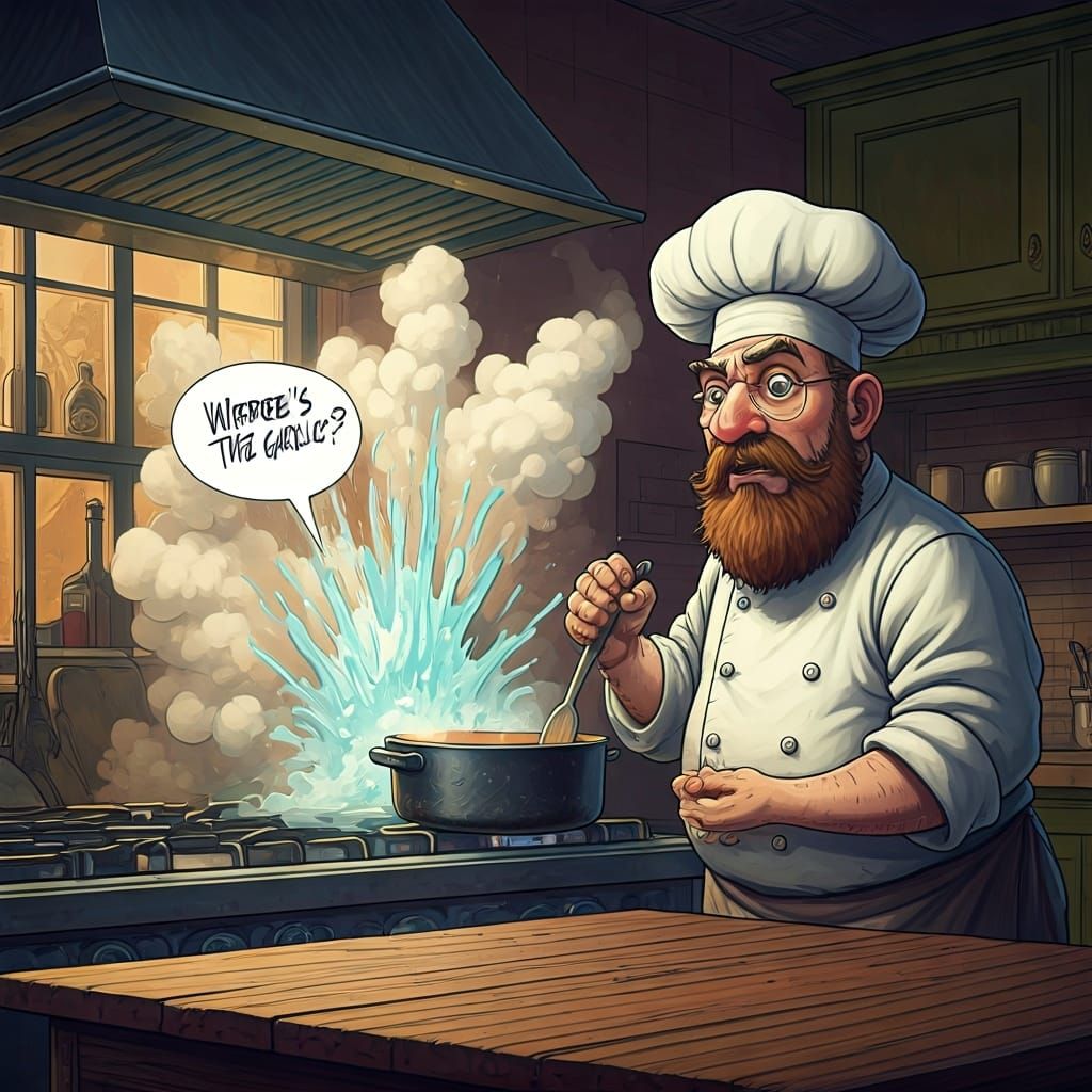 Frog Chef's Culinary Outrage in French Kitchen