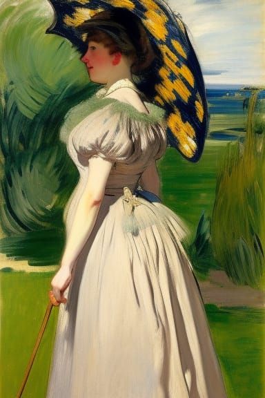 Jeanne (Spring) by Édouard Manet - ReImagined