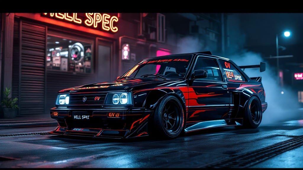 Midnight Black Yugo GV Hell Spec Street Monster