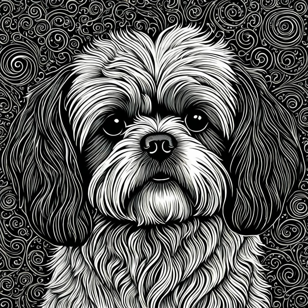 A Bichon-Shih tzu based on my dog Apollo.