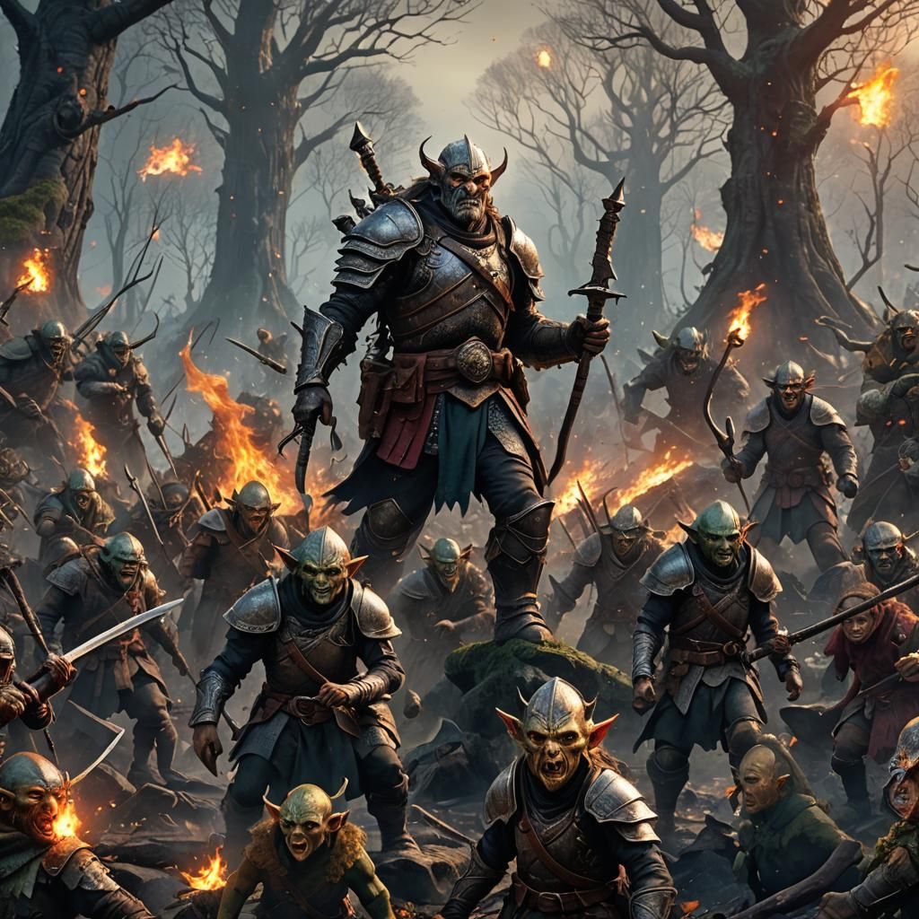 Elves and Goblins Battle for a Living Forest