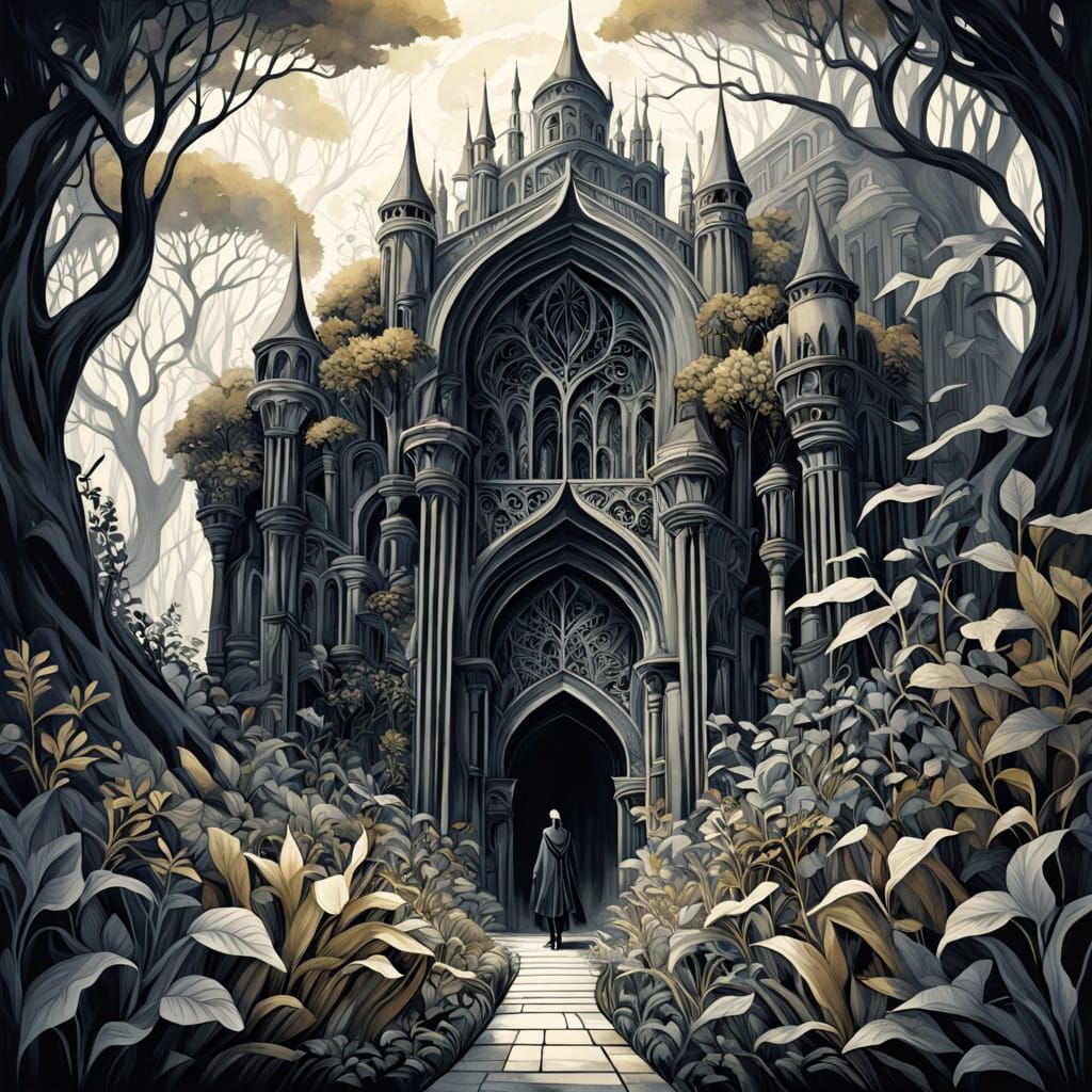 Ethereal Fae Realm in Watercolor Splendor