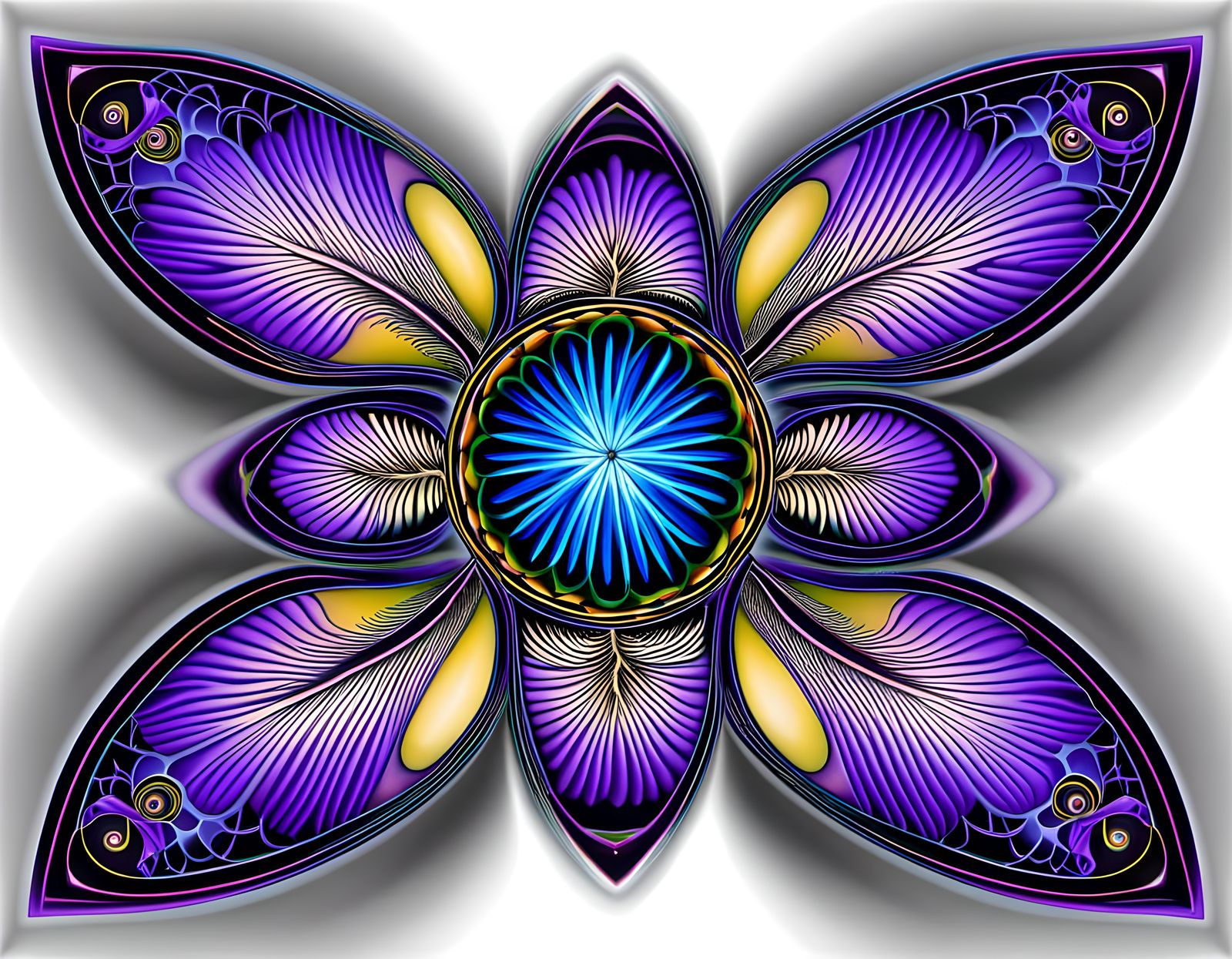 Quantum Zentangle with Celtic Floral and Wombats