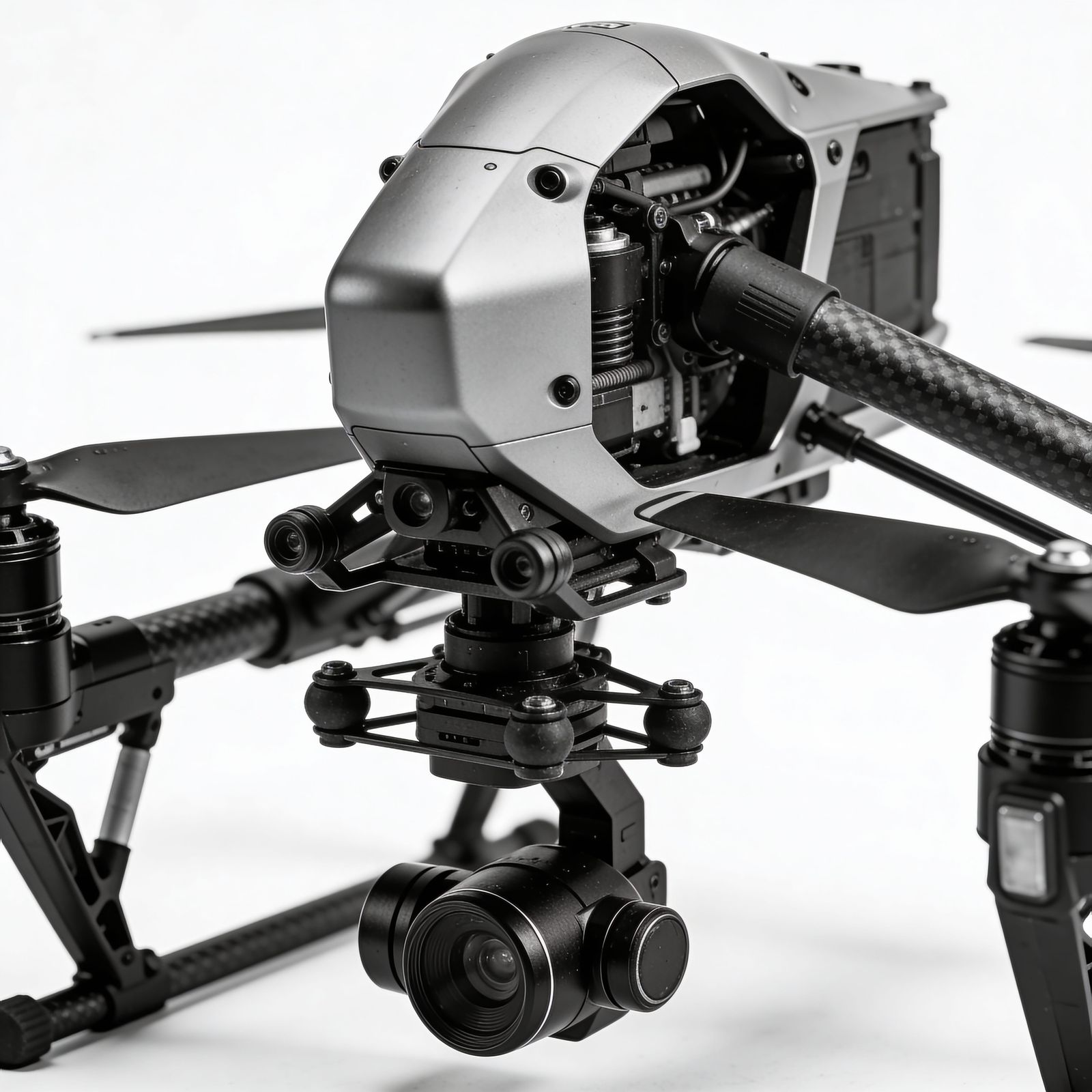 Photorealistic Quadcopter Drone in Studio Lighting