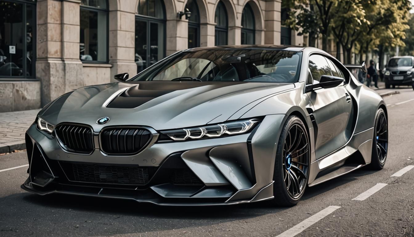 Futuristic BMW Road Car with Aggressive Styling