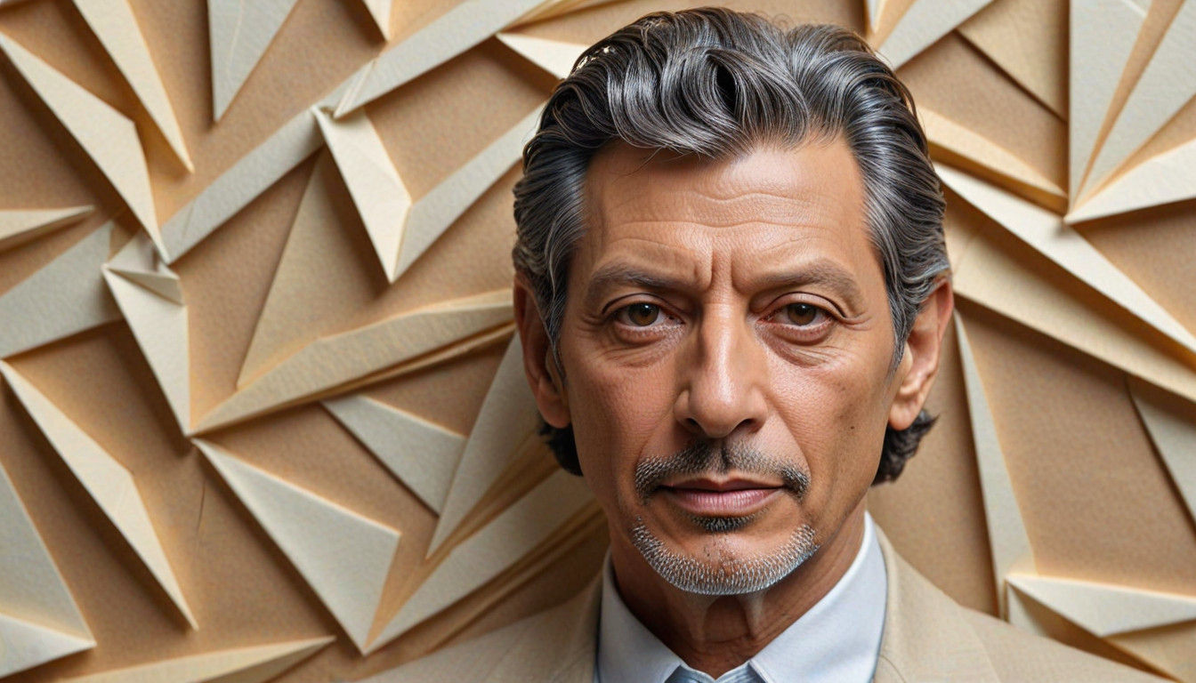 Origami Jeff Goldblum in Soft Focus