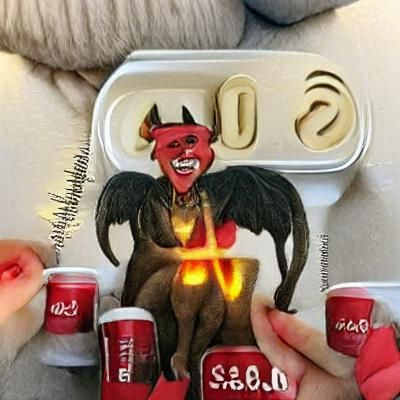 Stylized Depiction of Satan