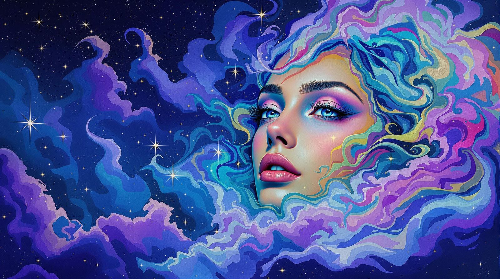 Psychedelic Oceanic Dreamscape