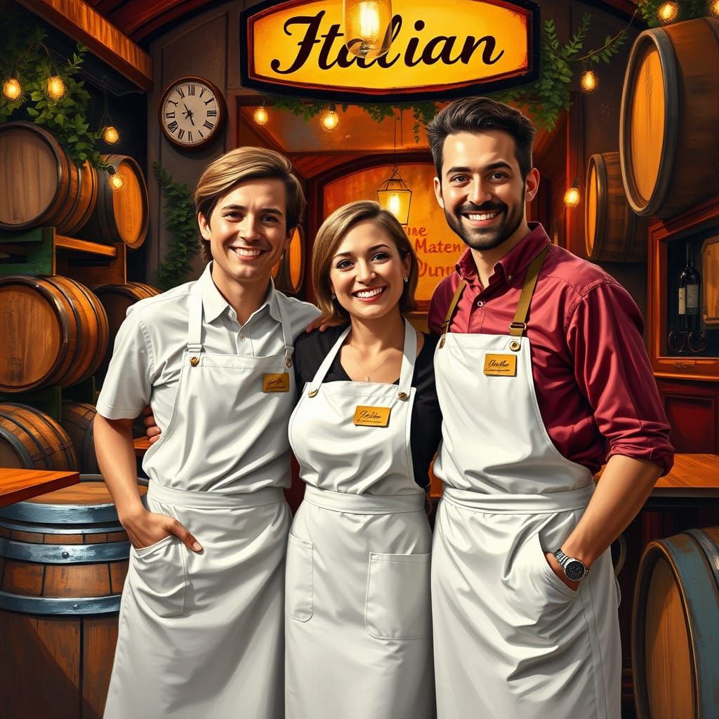 Warm Italian Restaurateurs Welcome Guests in Cozy Eatery