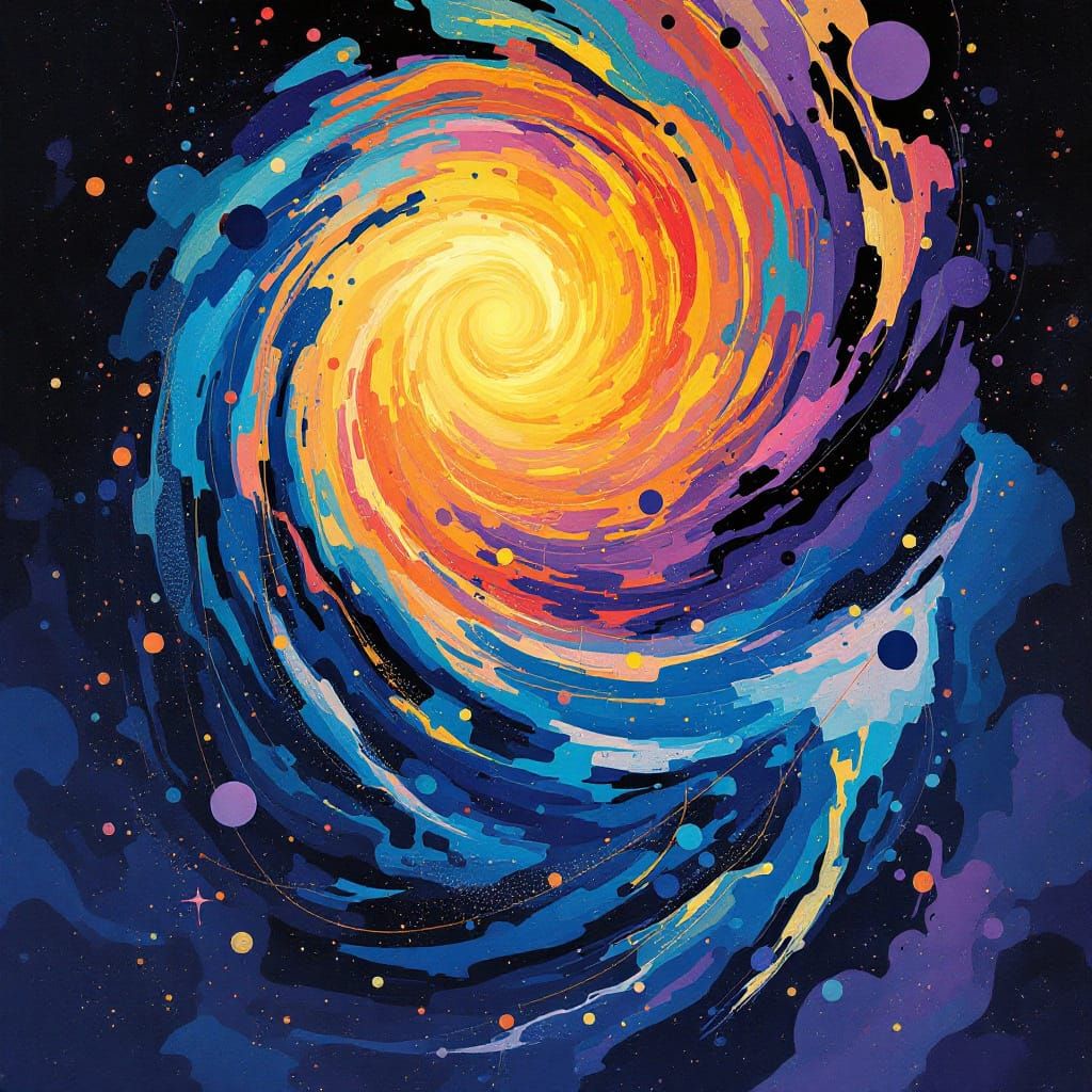 Ethereal Abstract Art: Infinite Consciousness Rising