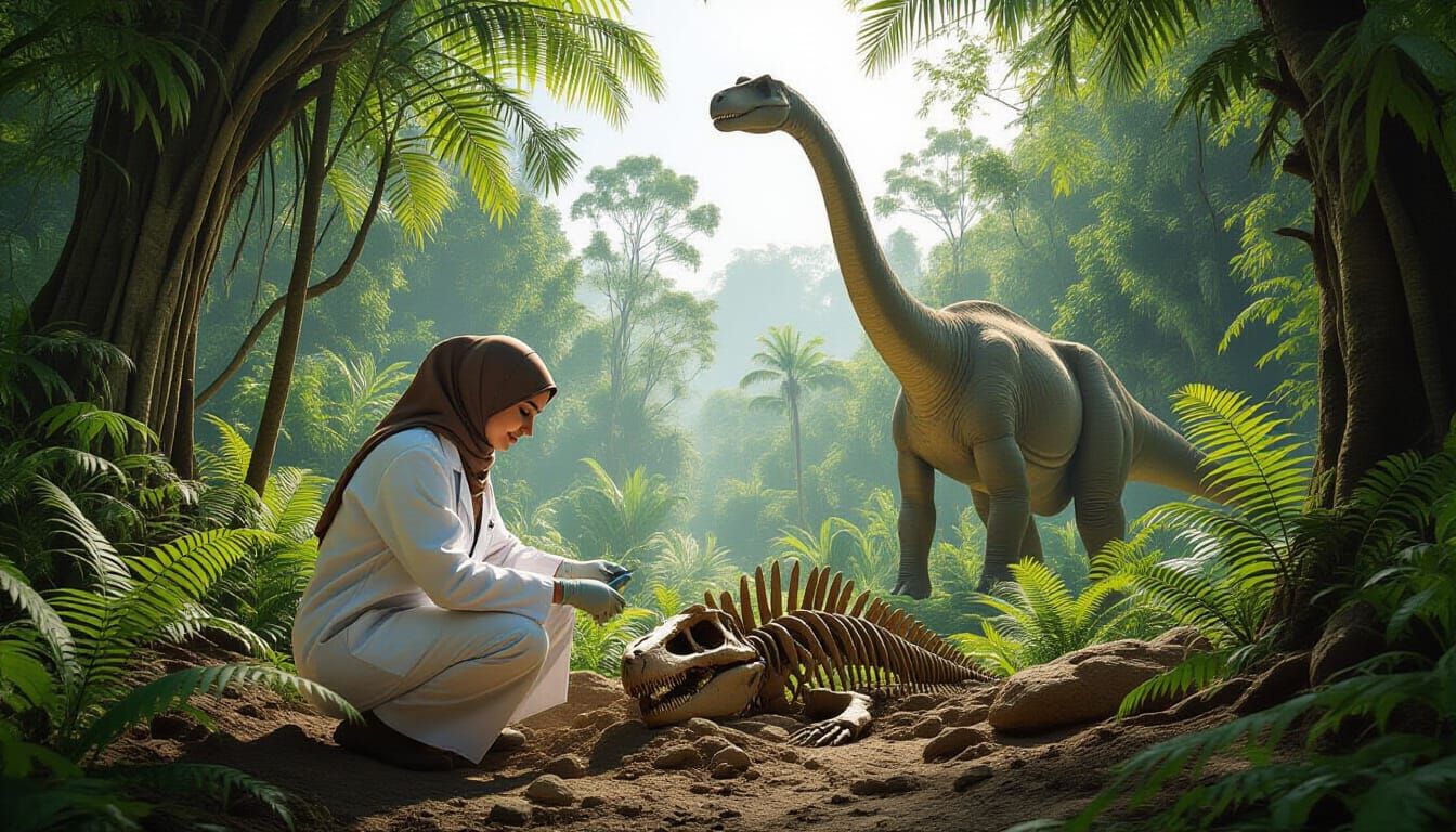 Muslim Paleontologist Unearths Dinosaurs in Jungle