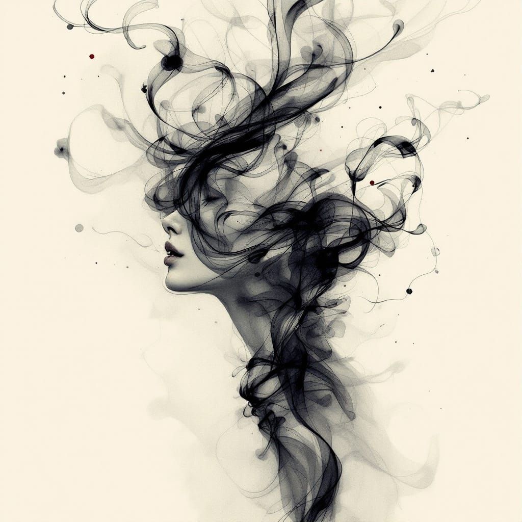 Smoke Goddess in Ephemeral Beauty