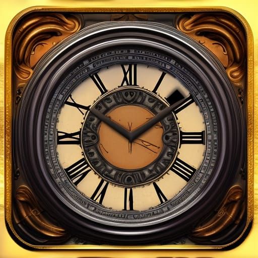 Endless Clocks in Fantastical Detailed Matte Painting