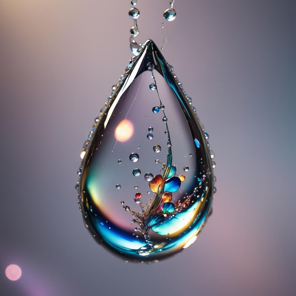 Teardrop Galaxy: Surreal Macro Photography