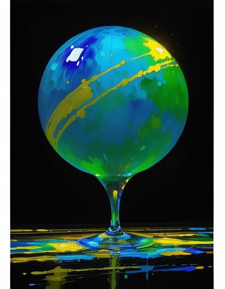 Striking Portrait with Iroquois Haircut, Speedpaint Style