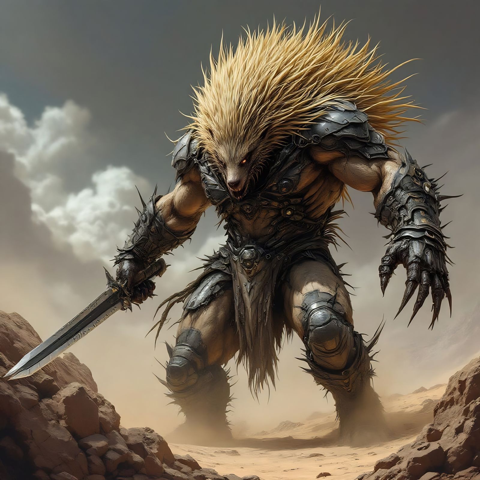 One of the failed experiments before the perfected Barasheen