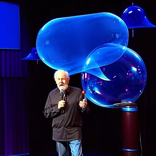 Comedian Performing Stand-Up Monologue