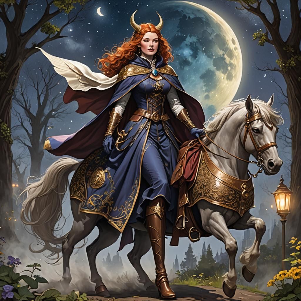 Alchemist Rides Winged Mule Through Time and Space