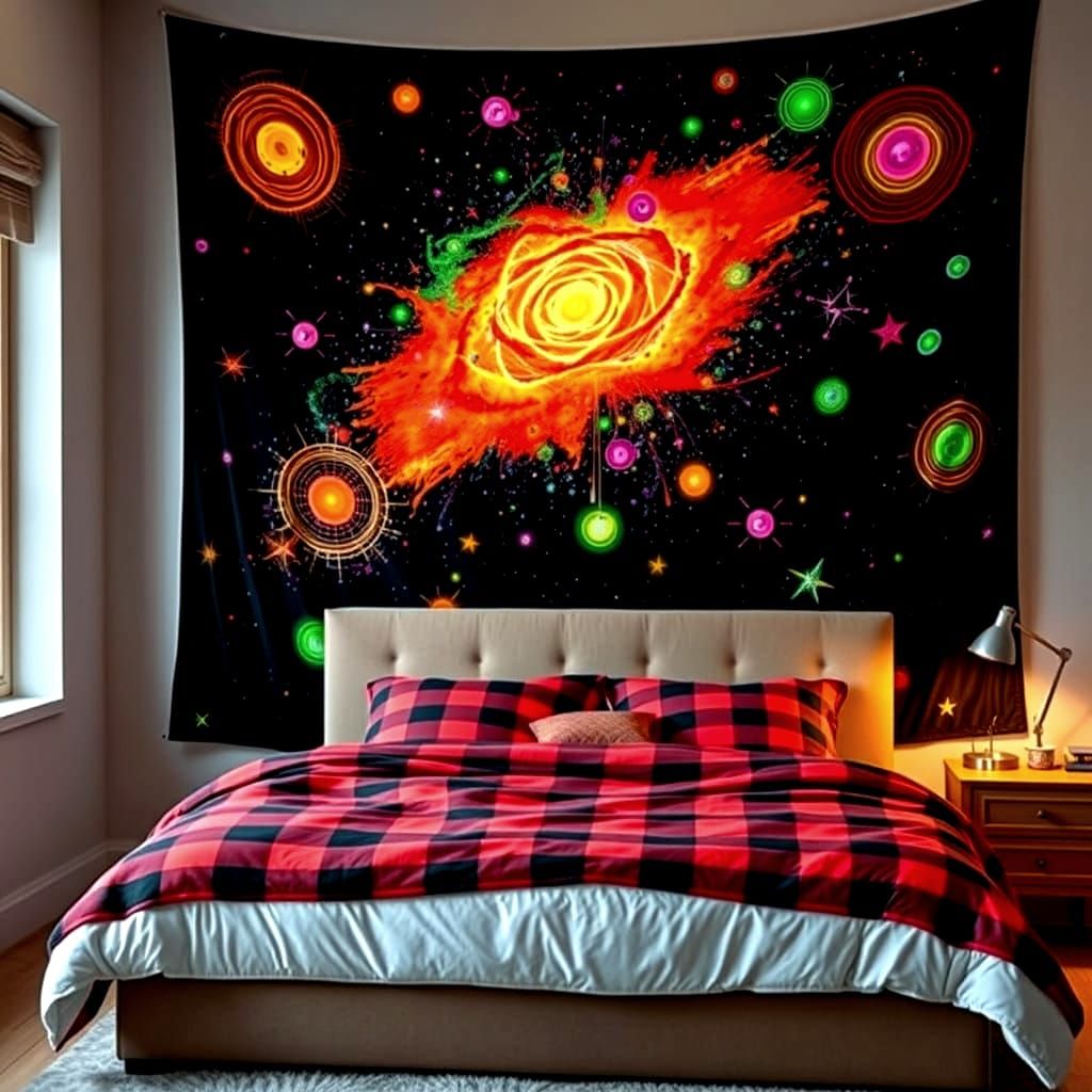 Rose Nebula Tapestry
