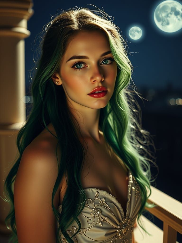 mysterious young woman