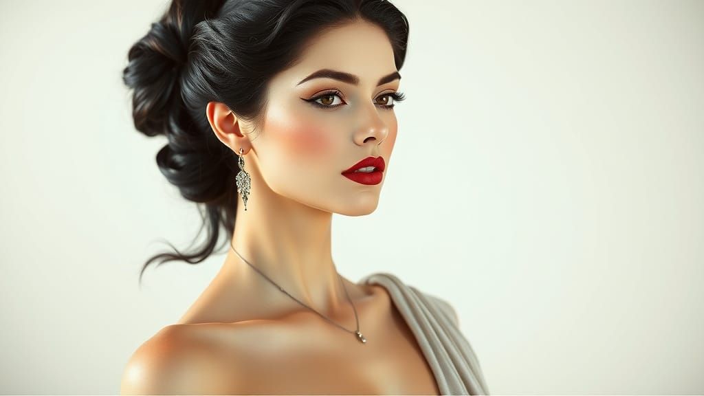 Athena Vogue Cover: Fashion Icon in Studio Lighting