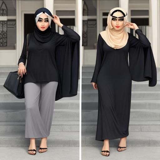 Arab Girl with Hijab: A Study of Feet