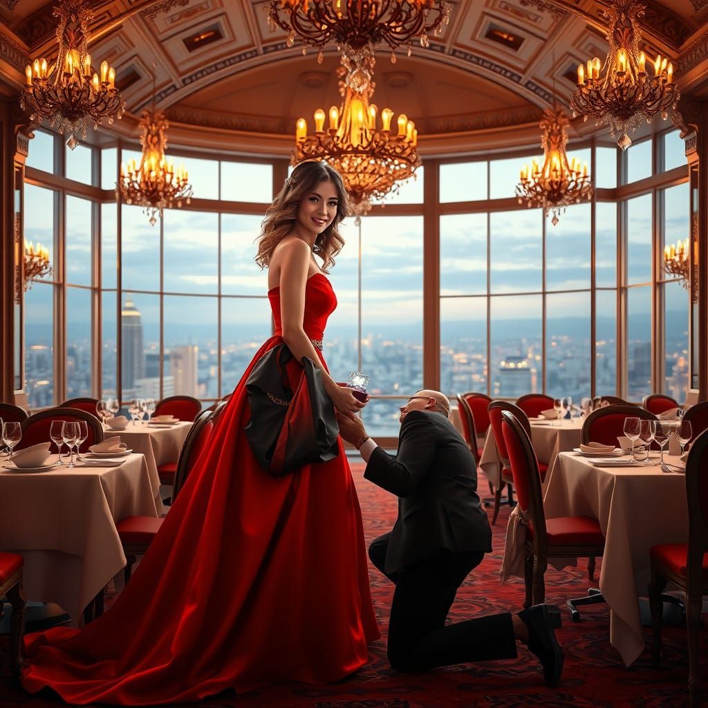 Love in Luxury: Hyperreal Romance in a Grand Restaurant