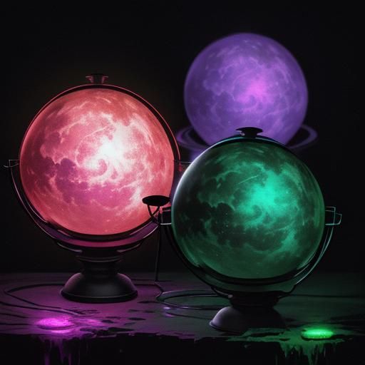 Space Texture Inkwell in a Fantasy Matte Painting