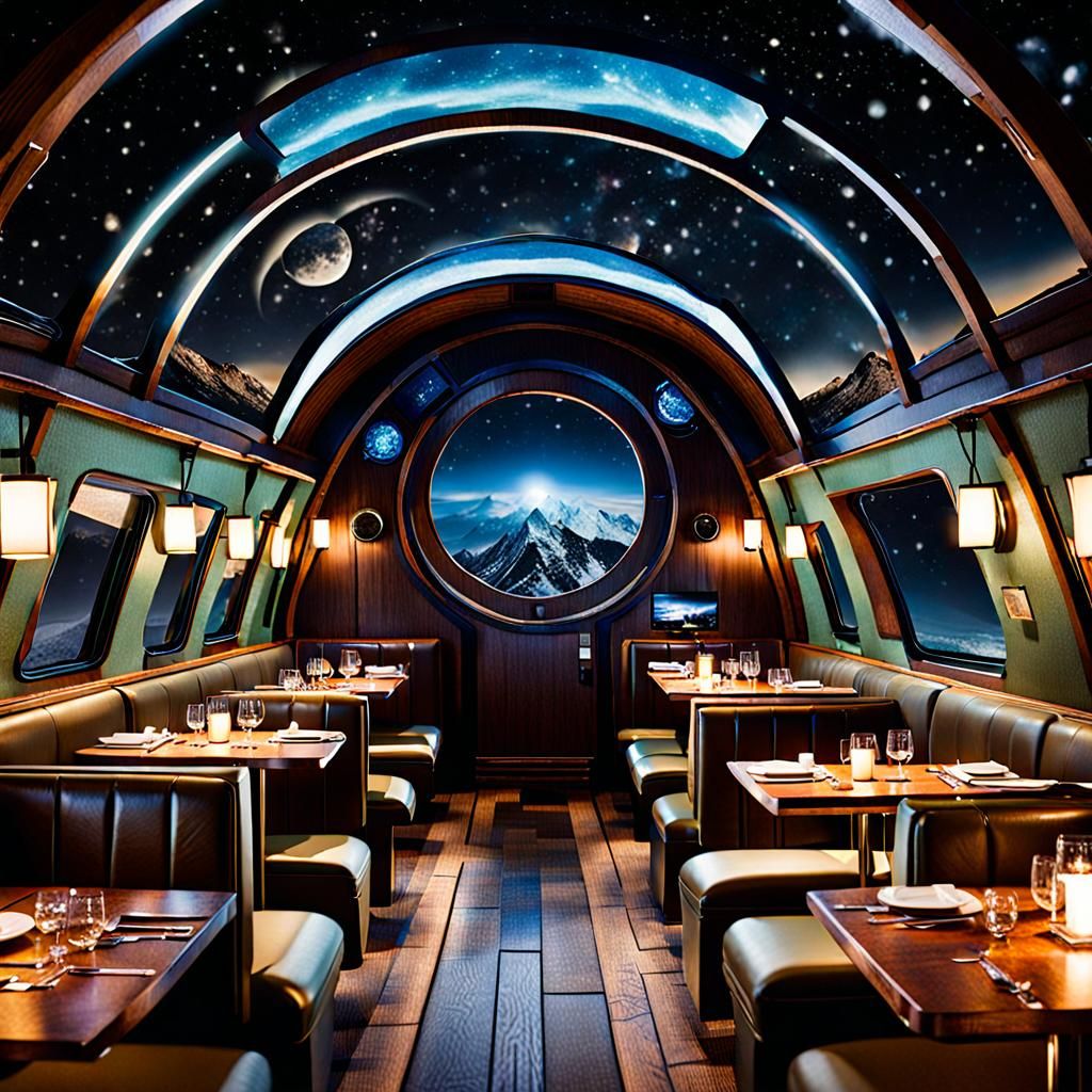 Frontier Dining Experience AI Art