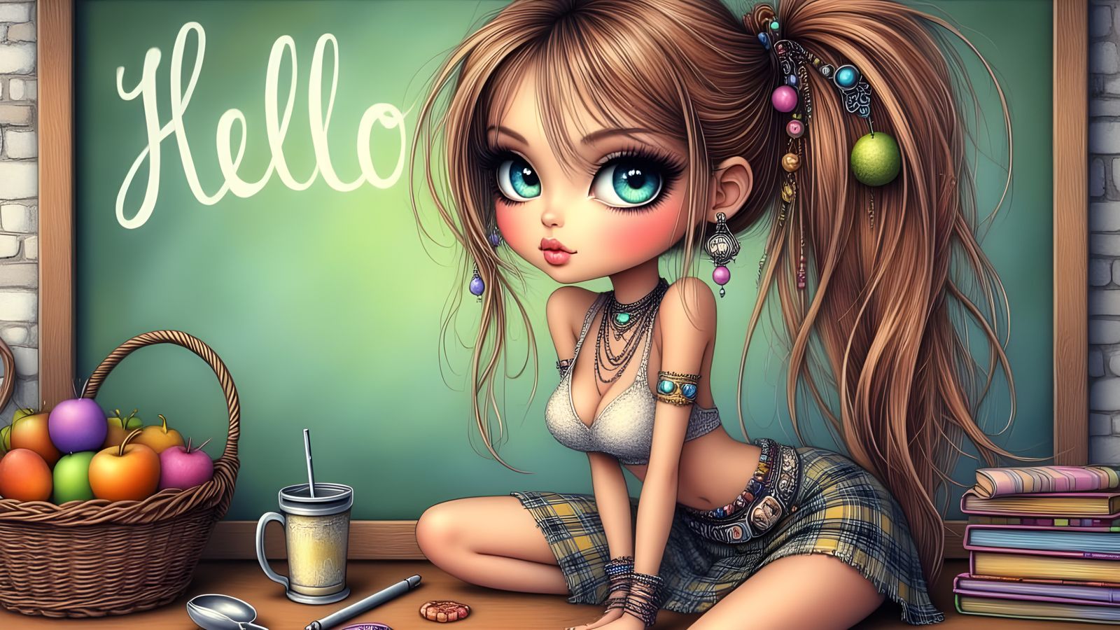 Cheeky School Brat 01