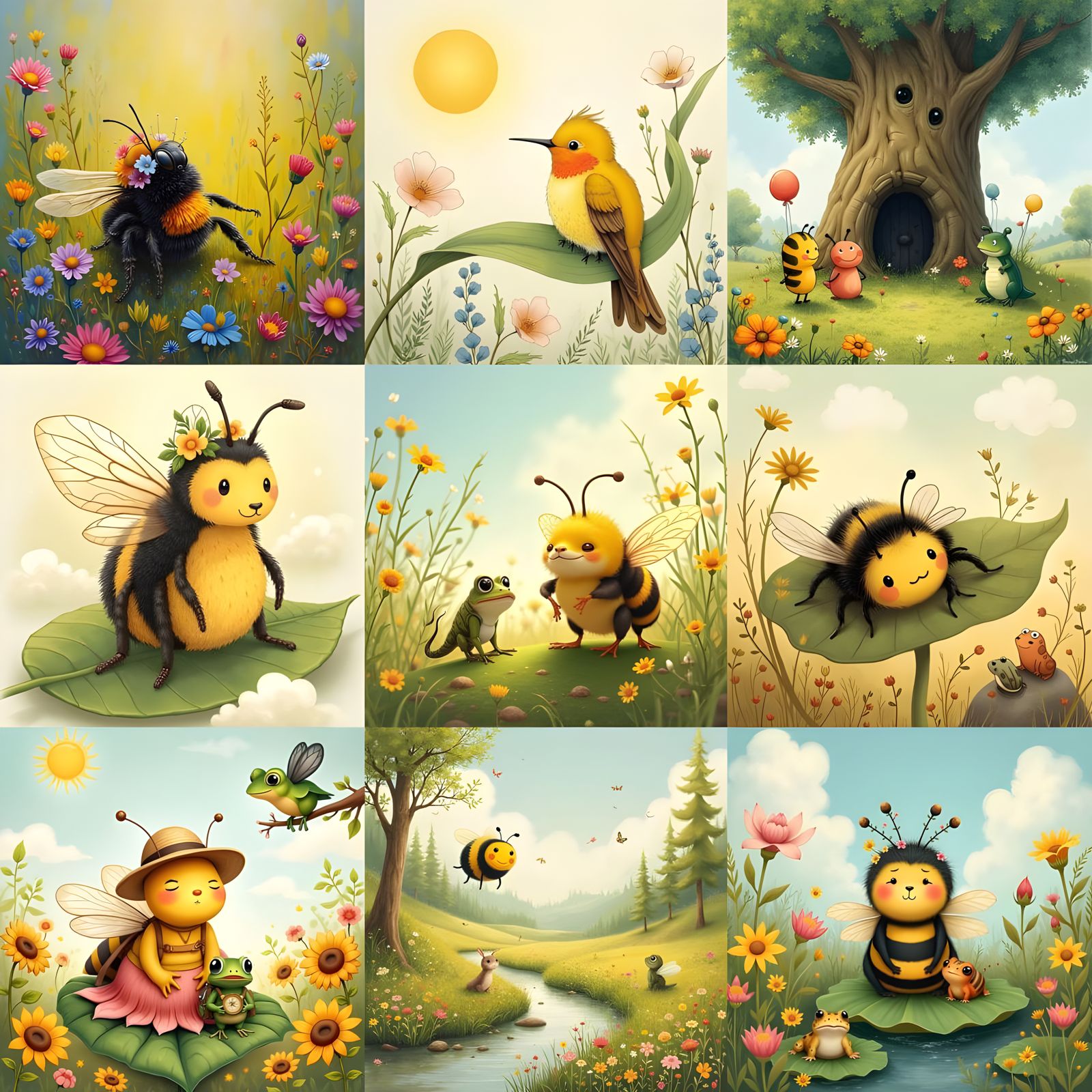 Laziest Bee in the Garden: Hummelbummel's Leisurely Afternoo...