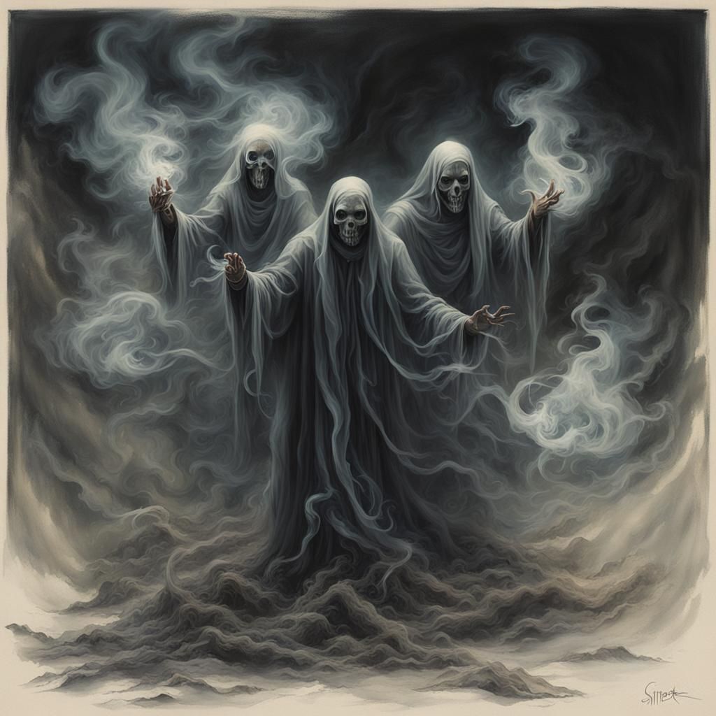 Ethereal Smoke Spirits of the Unknown