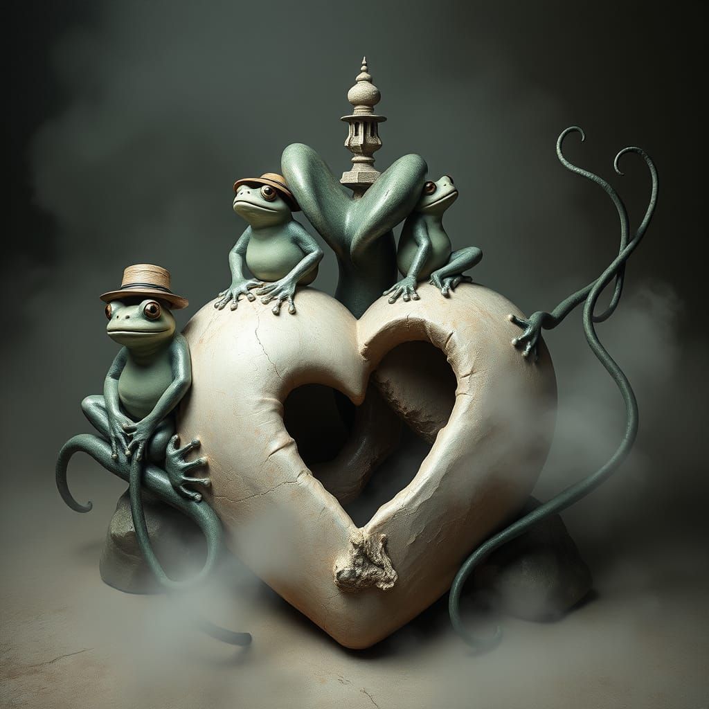 Abstract Sculptures Inspired by Rodin's Style