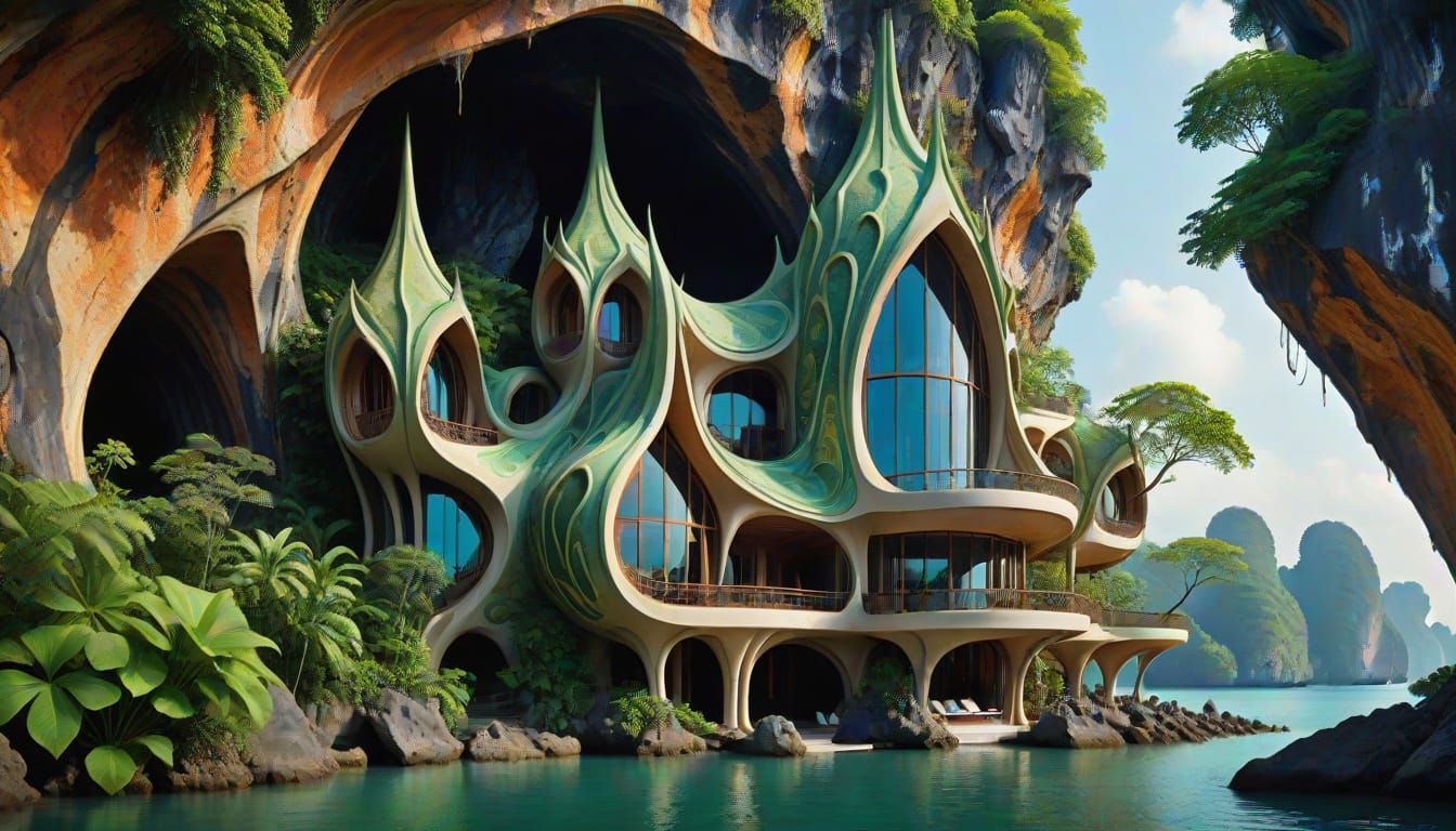 Elf's lagoon house in Ao Phang Nga