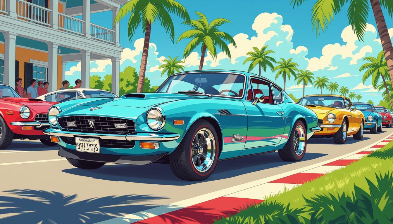 Retro 70s Sports Cars at Auction