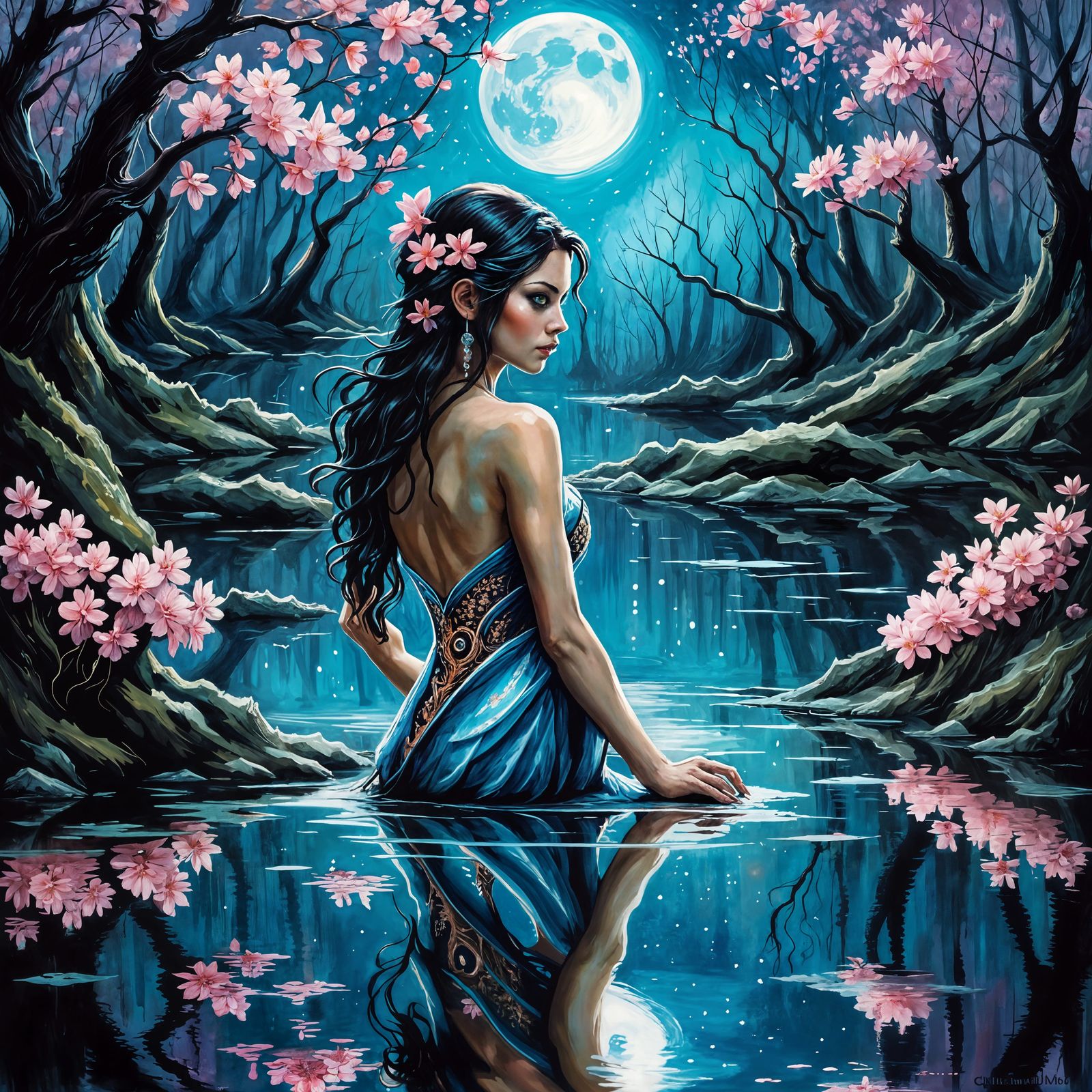 Moonlight goddess