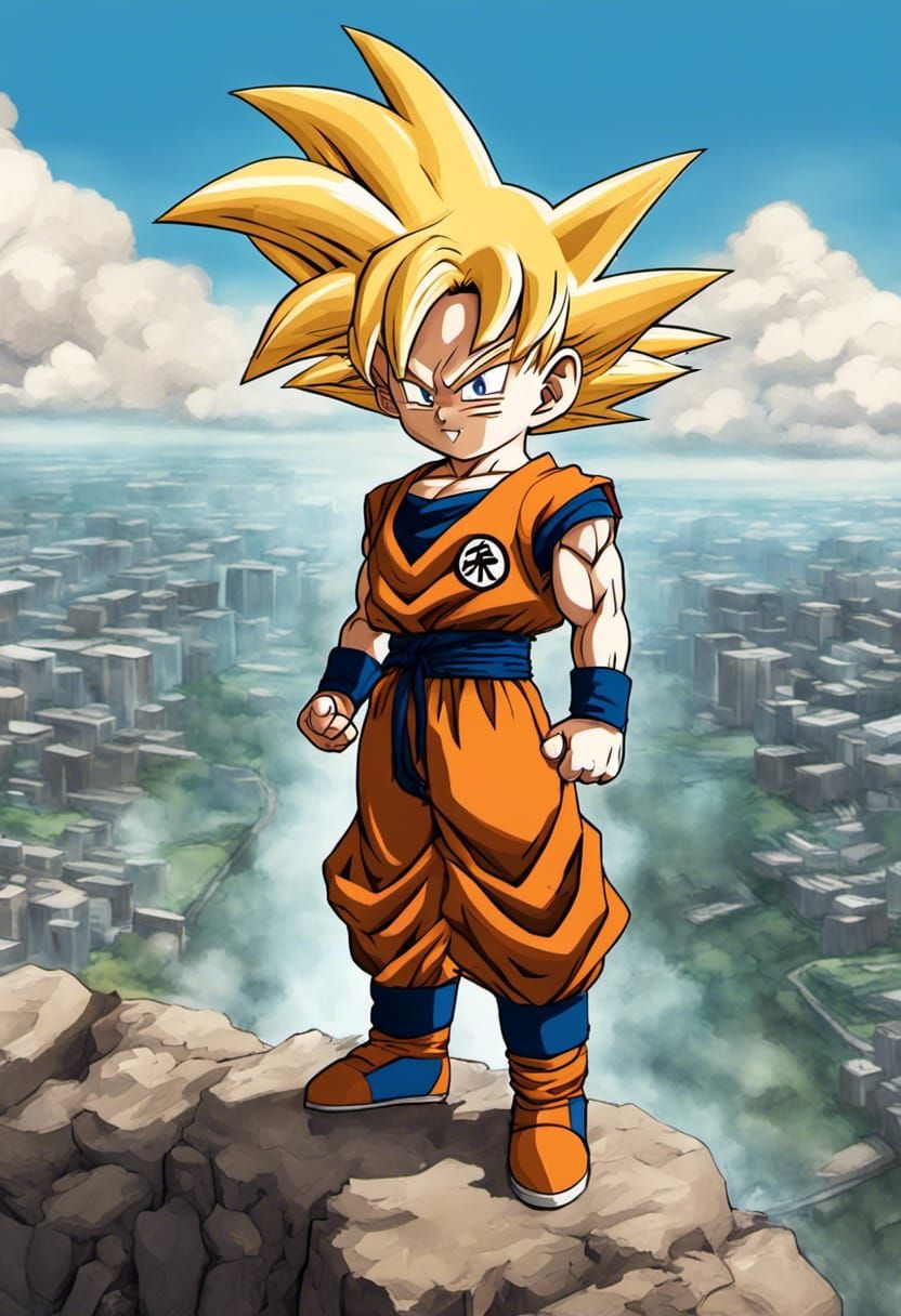 Chibi SSJ Goku