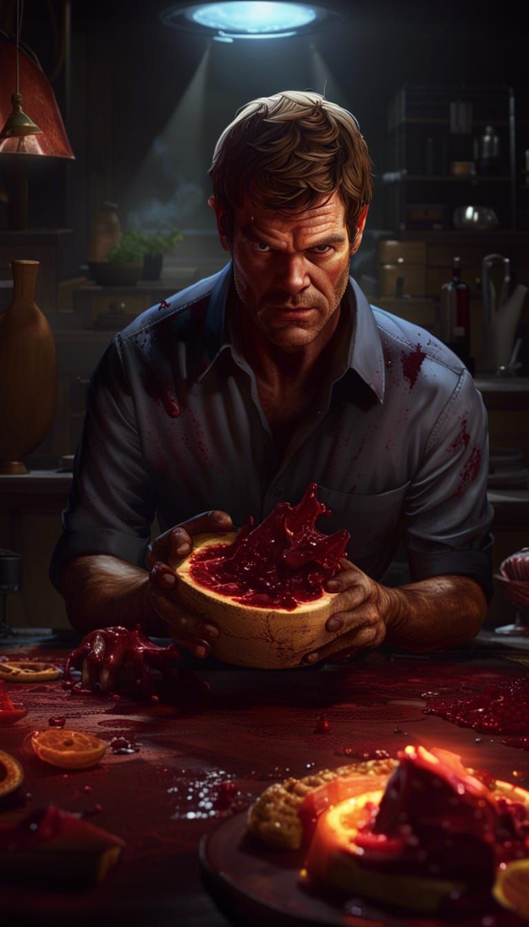 Dexter Morgan Slice of Life: Dark Fantasy Art