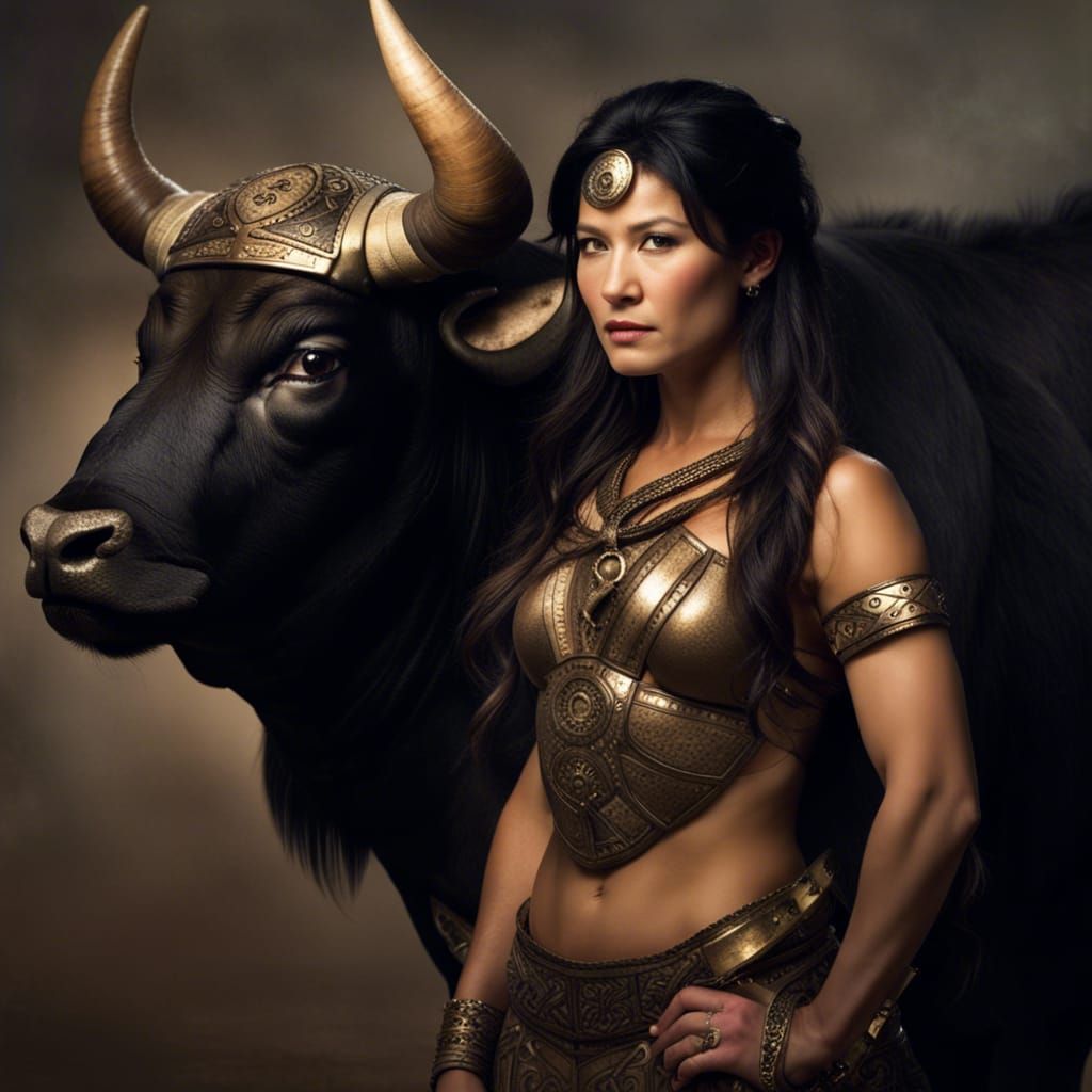 Kelly Hu as Minoan Priestess