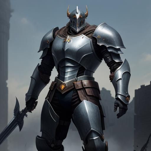 Löwenmensch in Sci-Fi Titan Armor