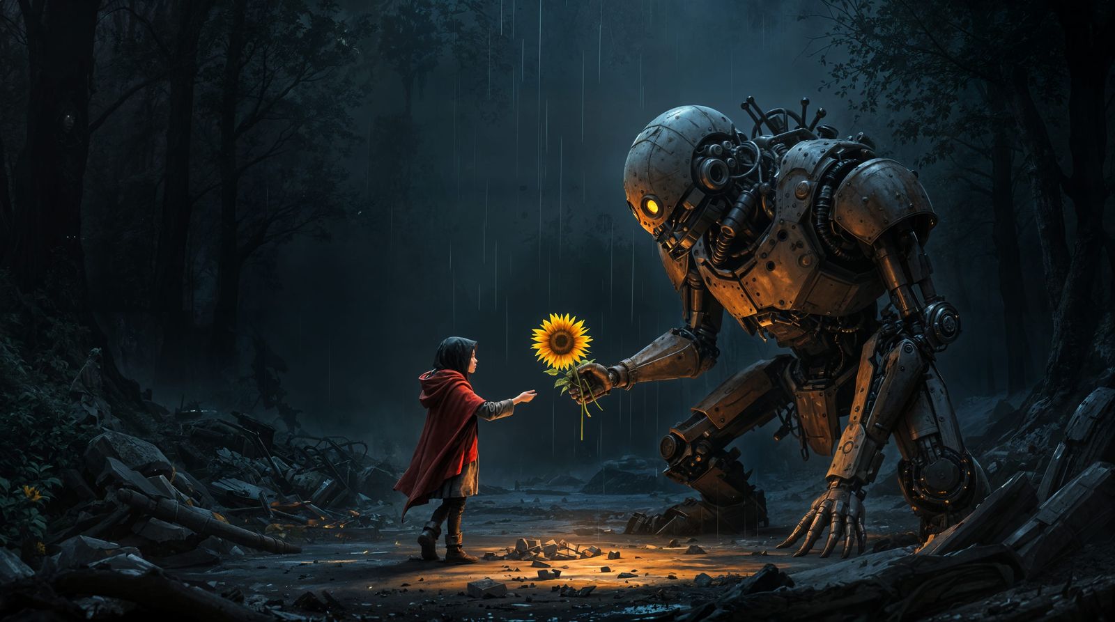 Steampunk Heart in a Post-Apocalyptic Wasteland