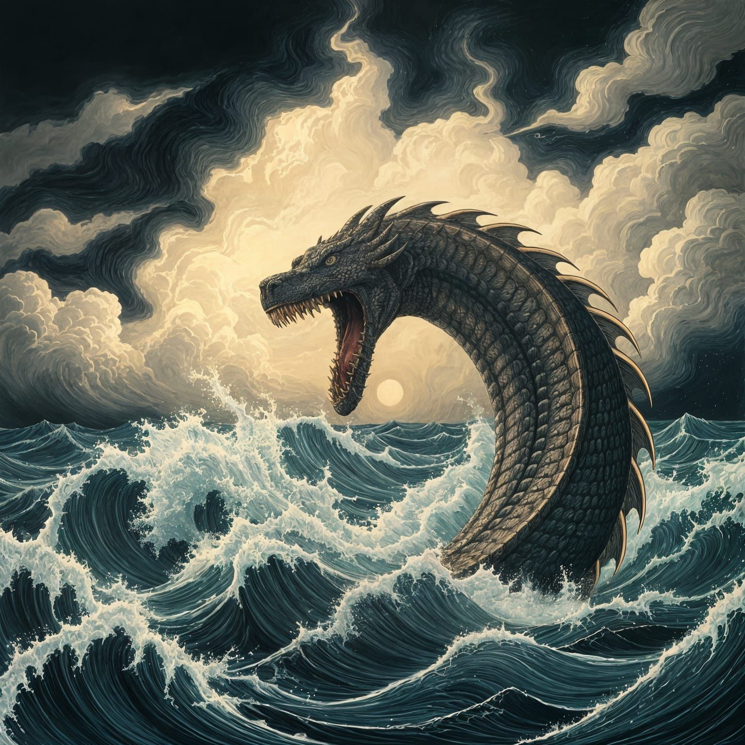 Jörmungandr Emerges: A Romantic Vision of Ragnarök