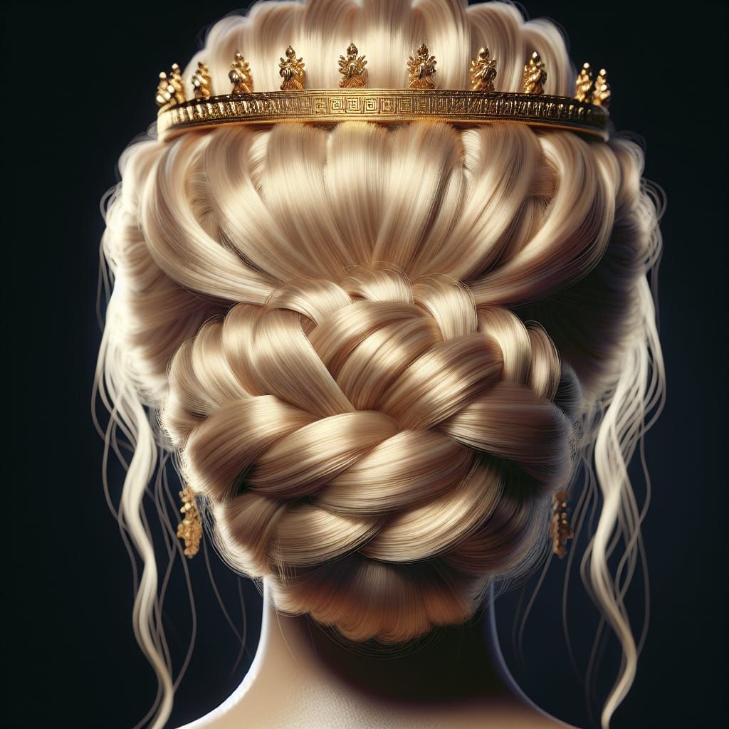 Ornate Braided Up-Do Inspired by Ancient Greece