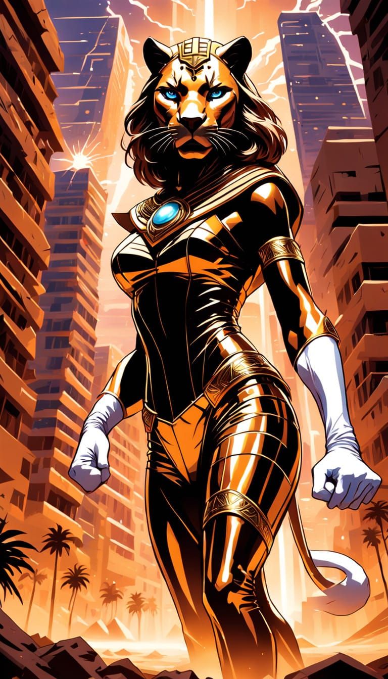 Giantess Goddess of the Golden Desert