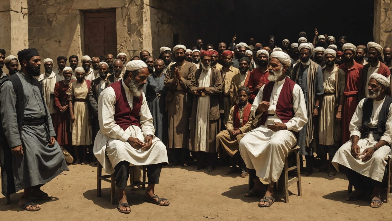 Religious Society Public Shaming Scene