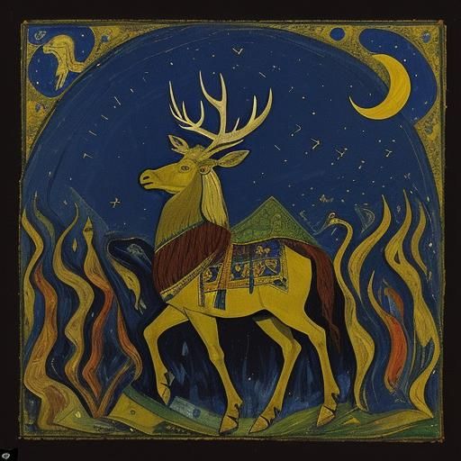 Wise Elk's Cosmic Symphony: A Dreamlike Departure