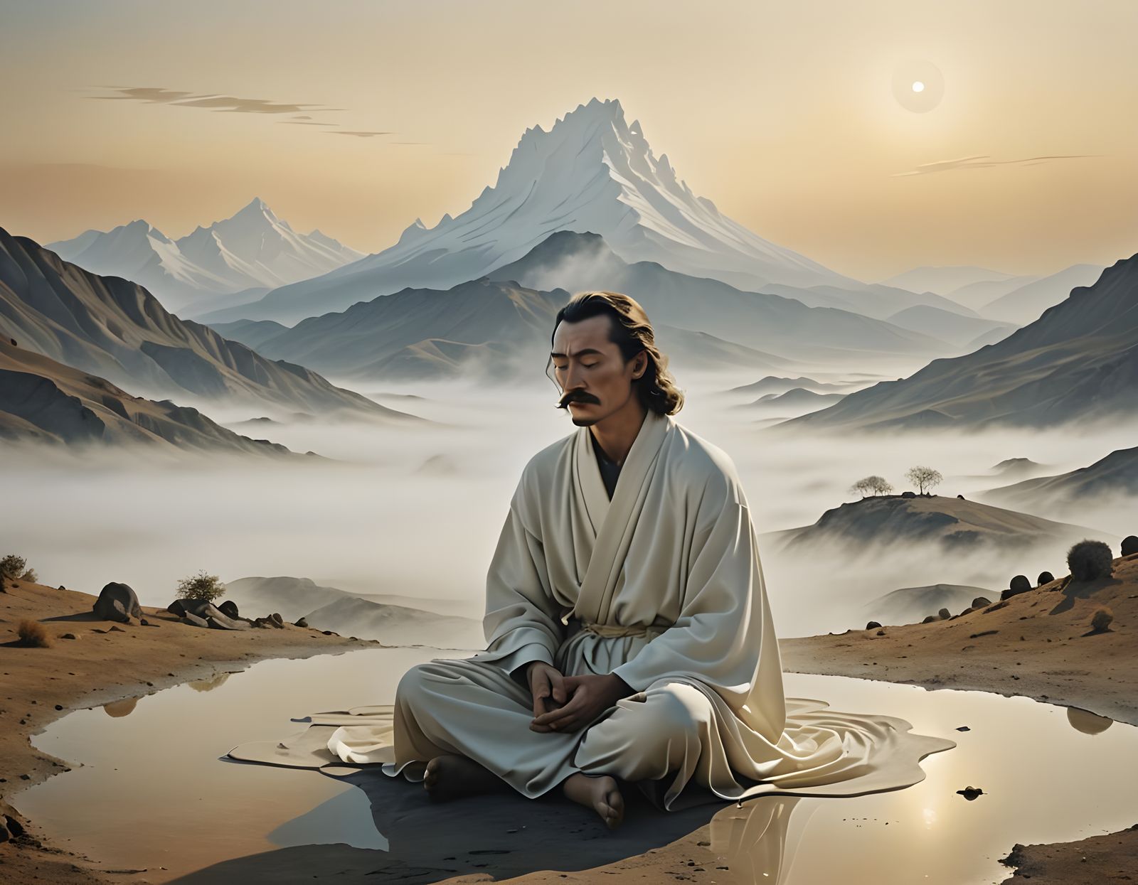 Abstract Image of Peace and Solitude