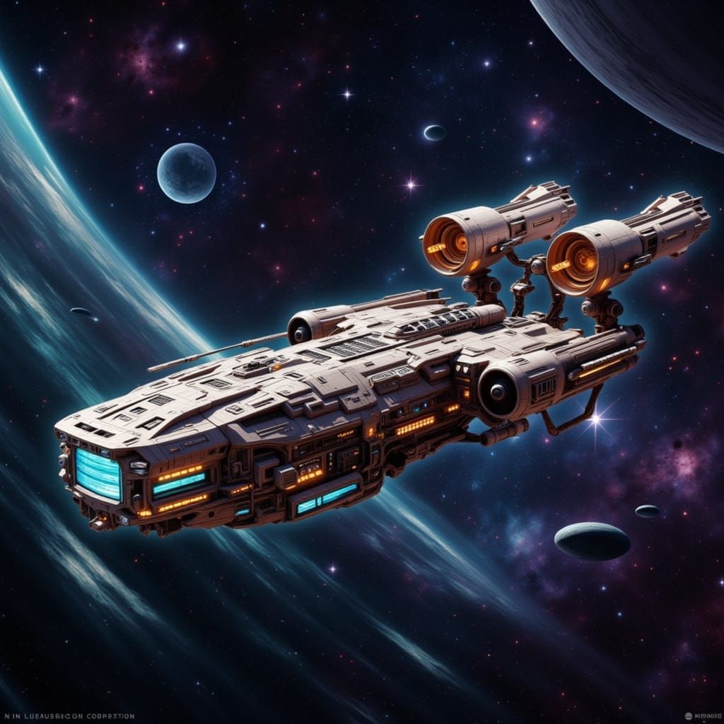 Two nacelle starship